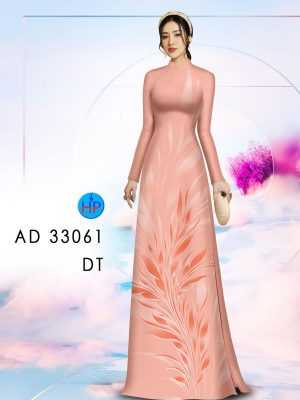 Vải Áo Dài Hoa In 3D AD 33061 26